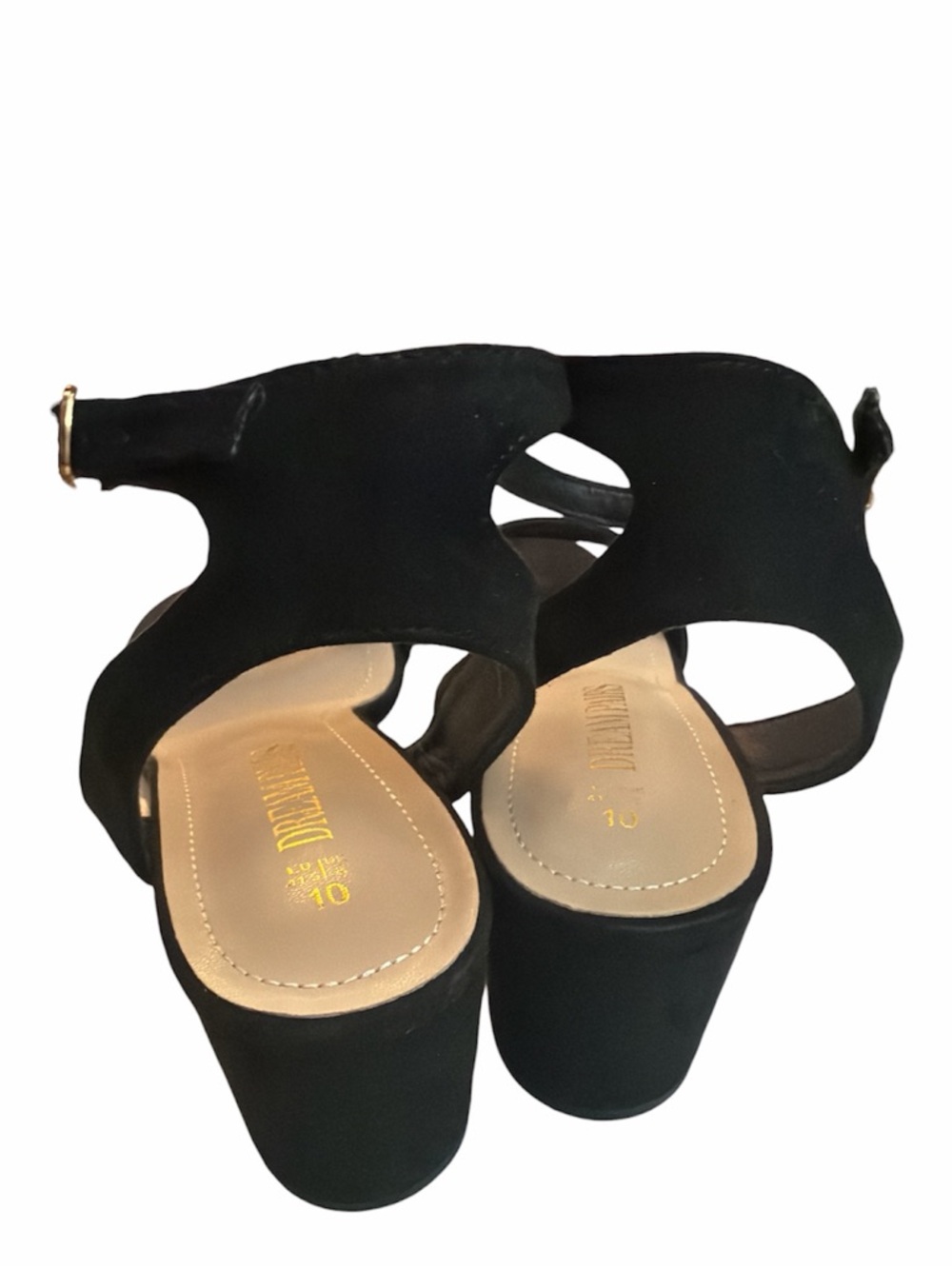 Dream Pairs Black Ankle-Strap Block Heel Sandals - Picture 3 of 5